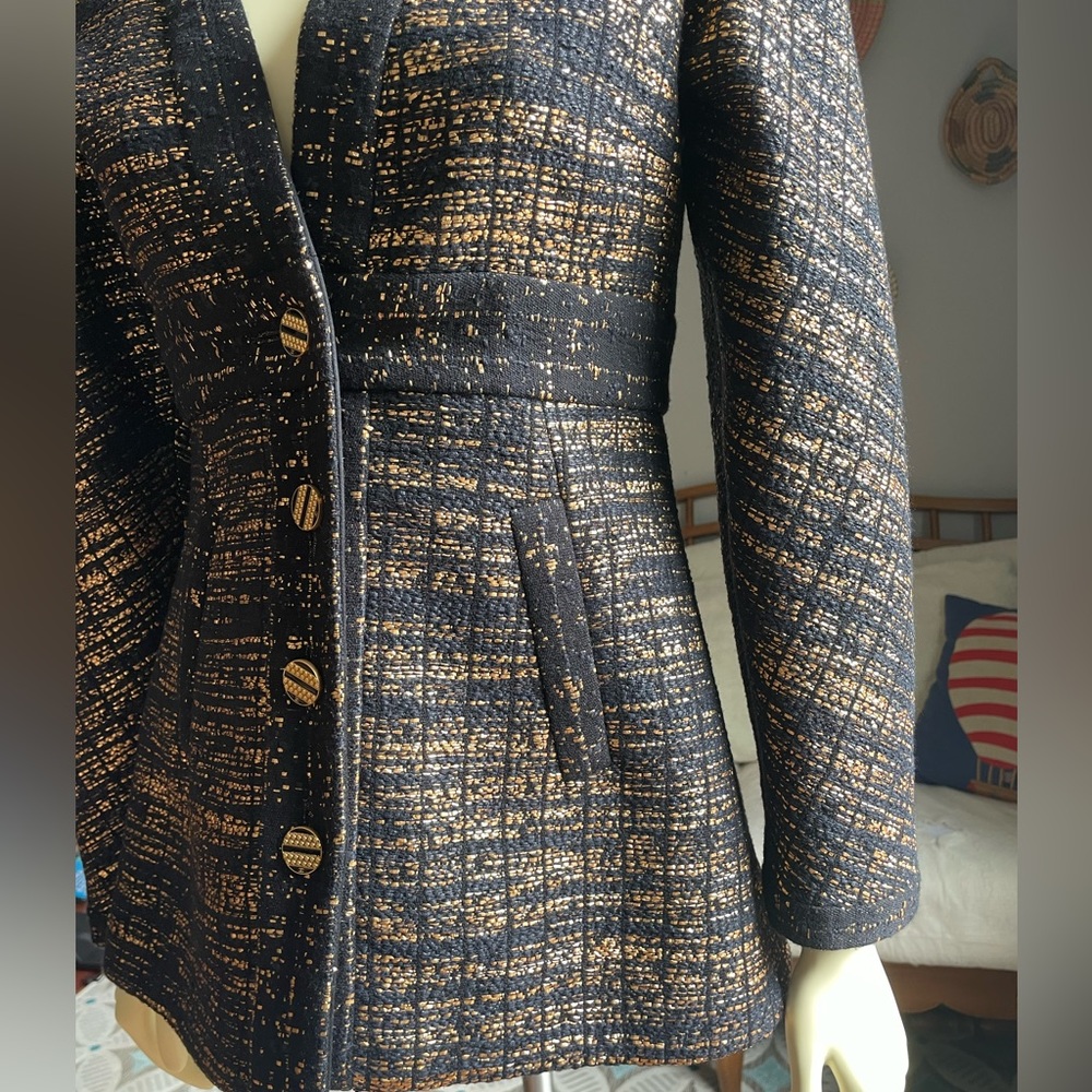 CHANEL Paris NY EXCLUSIVE Blazer/Jacket Lagerfeld’s final collection FR 36 US 4